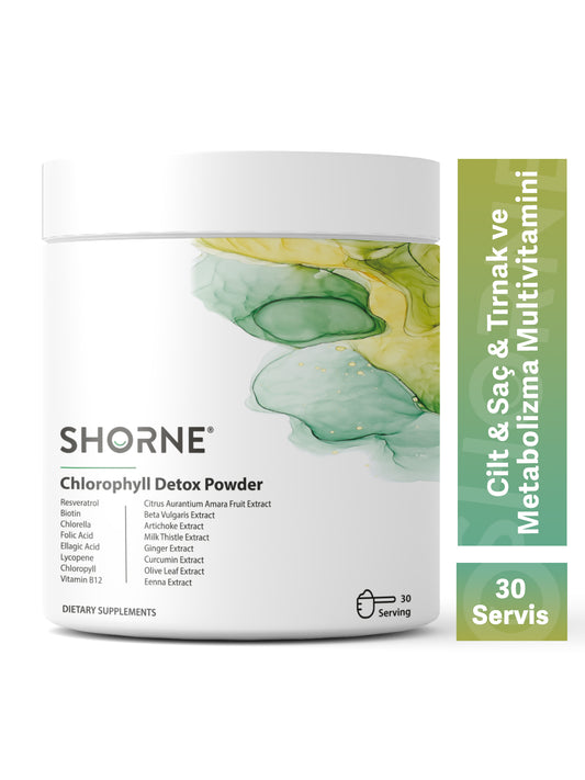 Shorne - Chlorophyll Detox Powder ( Klorofil Içeren Detoks Gıda Takviyesi )